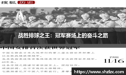 战胜排球之王：冠军赛场上的奋斗之路